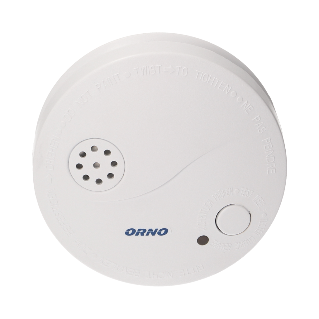 Senzor de fum Orno Or-dc-609, Baterie, Alb